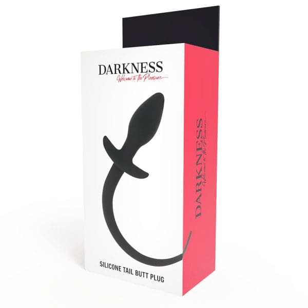DARKNESS - ANAL PLUG 28 CM BLACK SILICONE 3